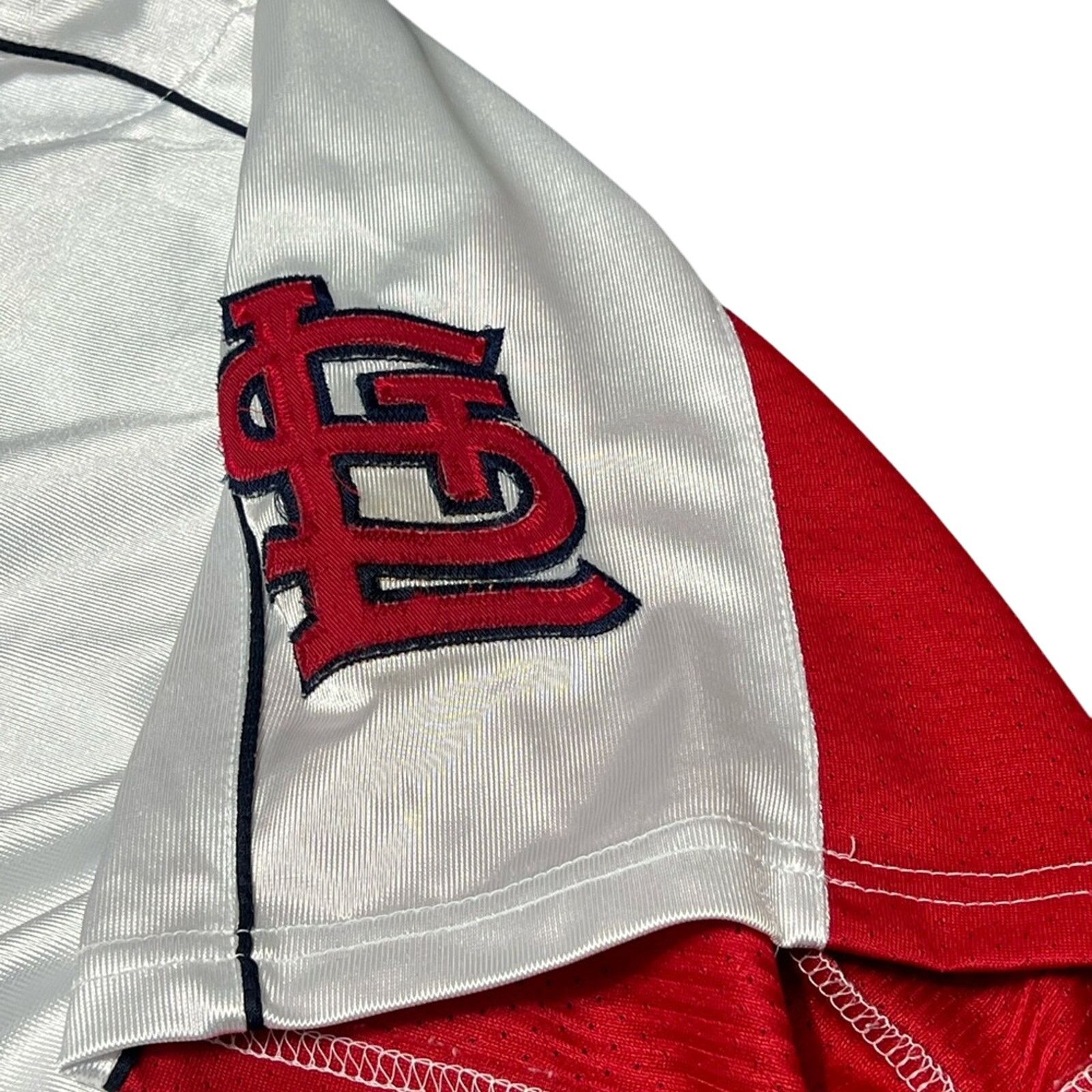 Majestic J.D. Drew St Louis Cardinals Button Jersey Majestic RARE Size US L / EU 52-54 / 3 - 7 Thumbnail