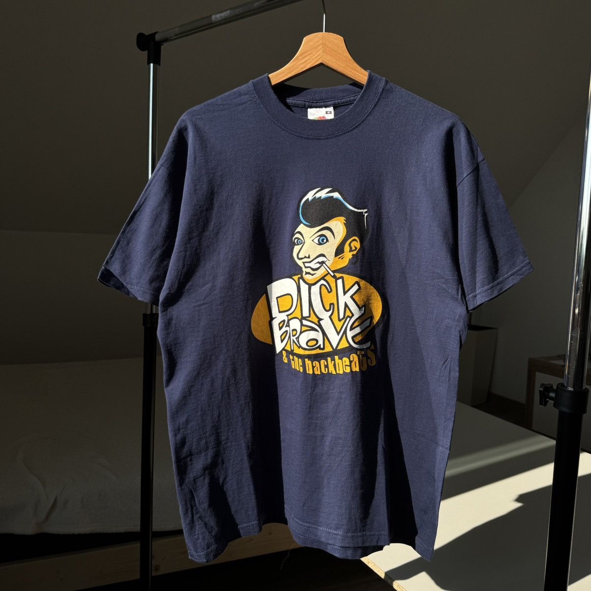 Band Tees × Vintage Vintage Dick Brave and the Backbeats band tee rock metal Size US M / EU 48-50 / 2 - 8 Thumbnail