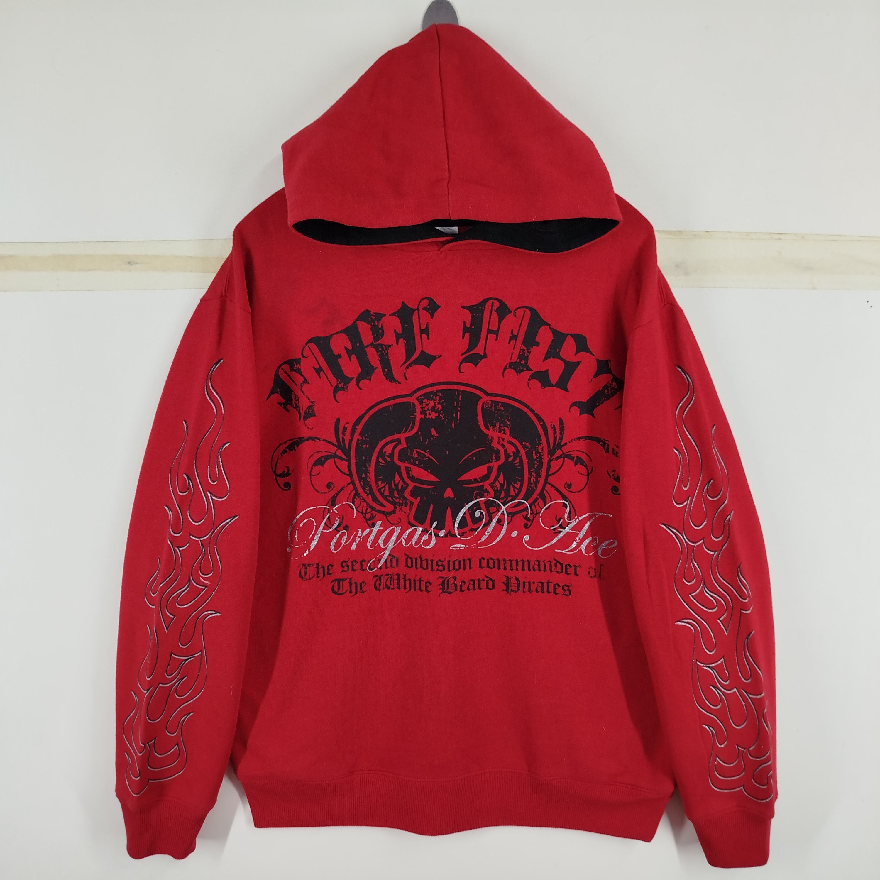 Anime × Japanese Brand × One Piece One Piece Portgas.D.Ace Fire Fist Big Printed Anime Movie Size US L / EU 52-54 / 3 - 1 Thumbnail