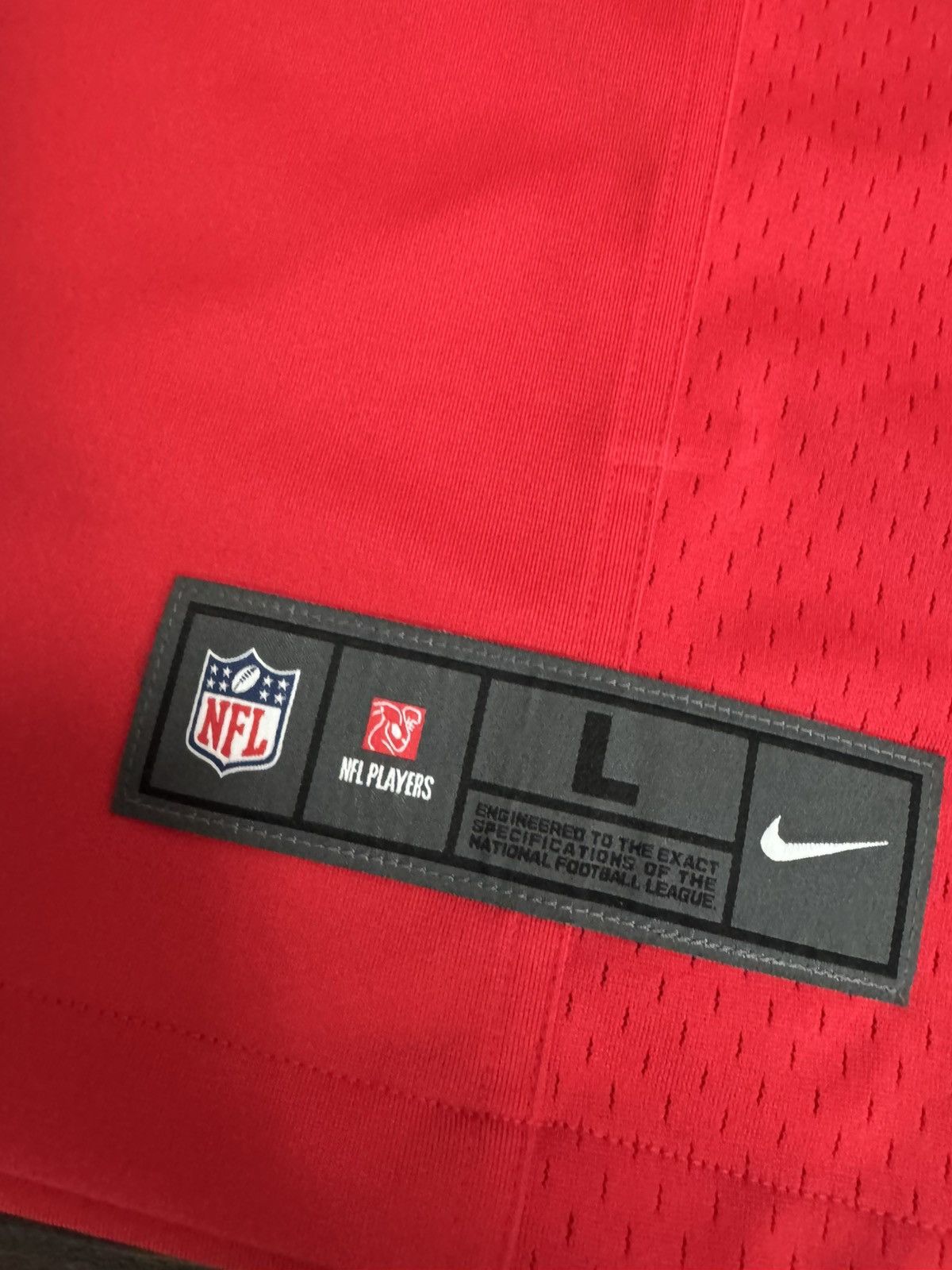Nike Signed KC Chiefs Zach Fulton #73 NFL Limited Stitched Jersey Size US L / EU 52-54 / 3 - 5 Thumbnail