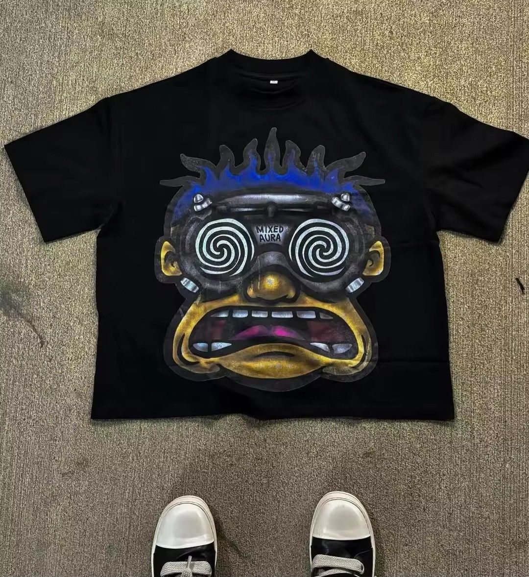 Other Cartoon Characters Face Printed Streetwear T Shirt Size US S / EU 44-46 / 1 - 1 Thumbnail