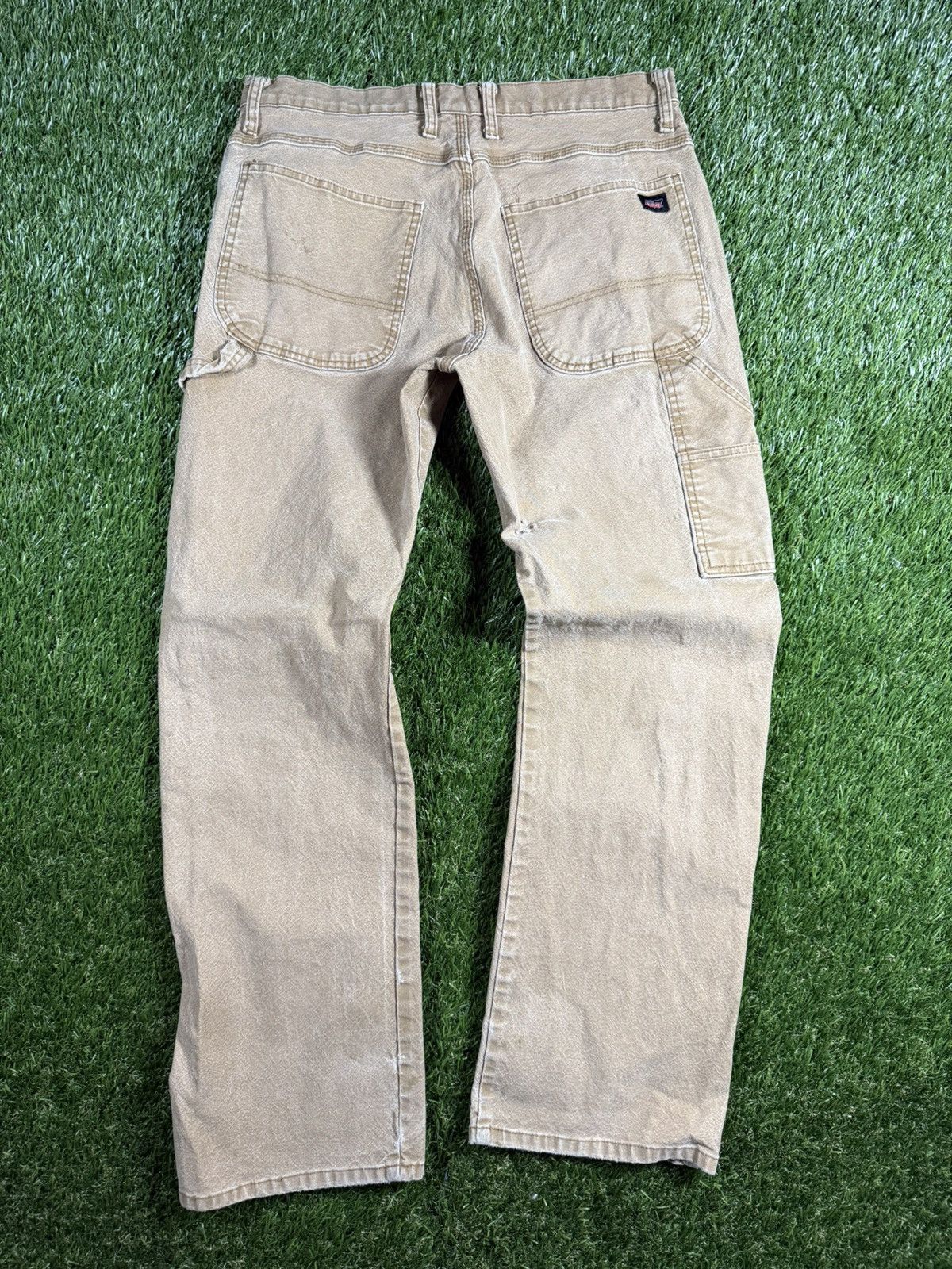 Dickies Vintage 90s Dickies Faded Baggy Fall Utility Carpenter Pants Size US 34 / EU 50 - 2 Thumbnail