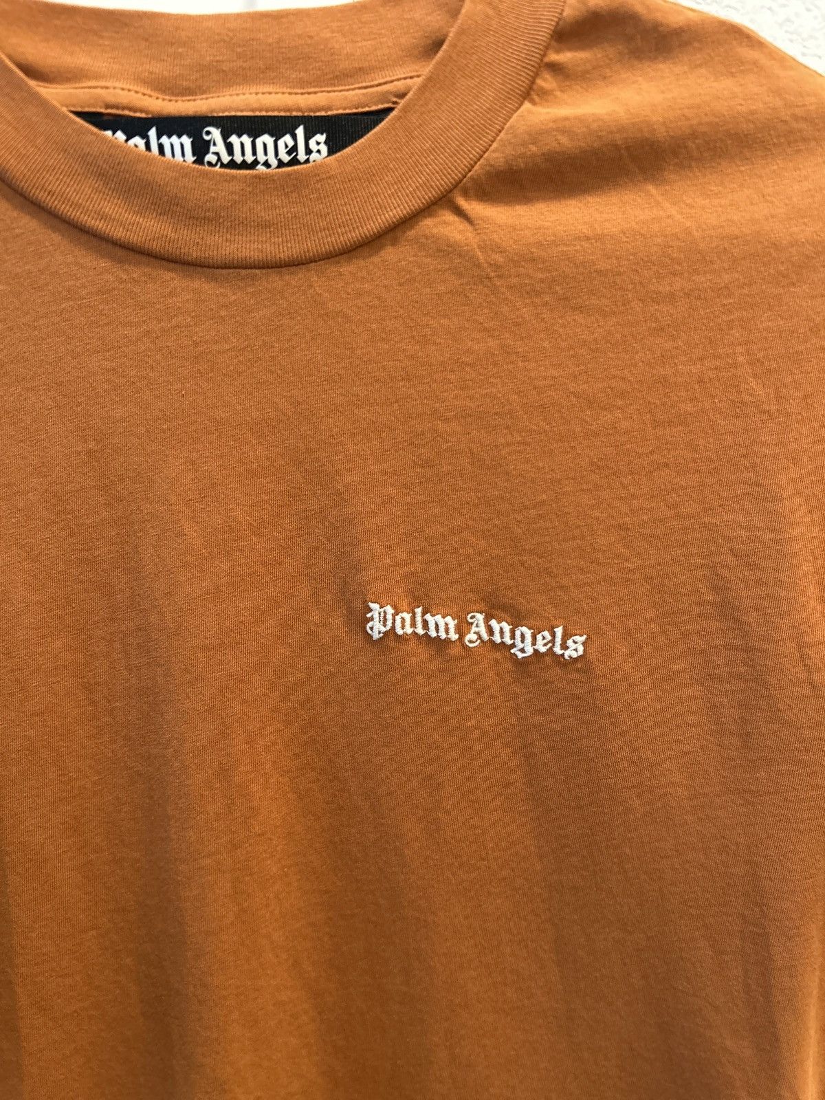 Palm Angels Palm Angels Classic Logo Orange T-Shirt fits Small Size US M / EU 48-50 / 2 - 2 Thumbnail