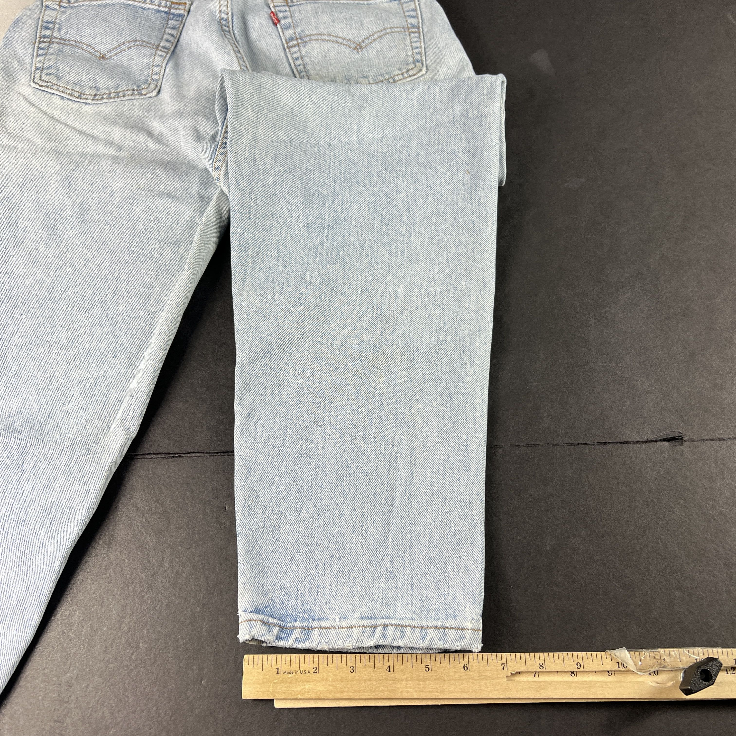 Levi's × Vintage VTG 90s Levi's Jeans 560 Loose Tapered Blue Cotton Denim Size US 30 / EU 46 - 15 Thumbnail