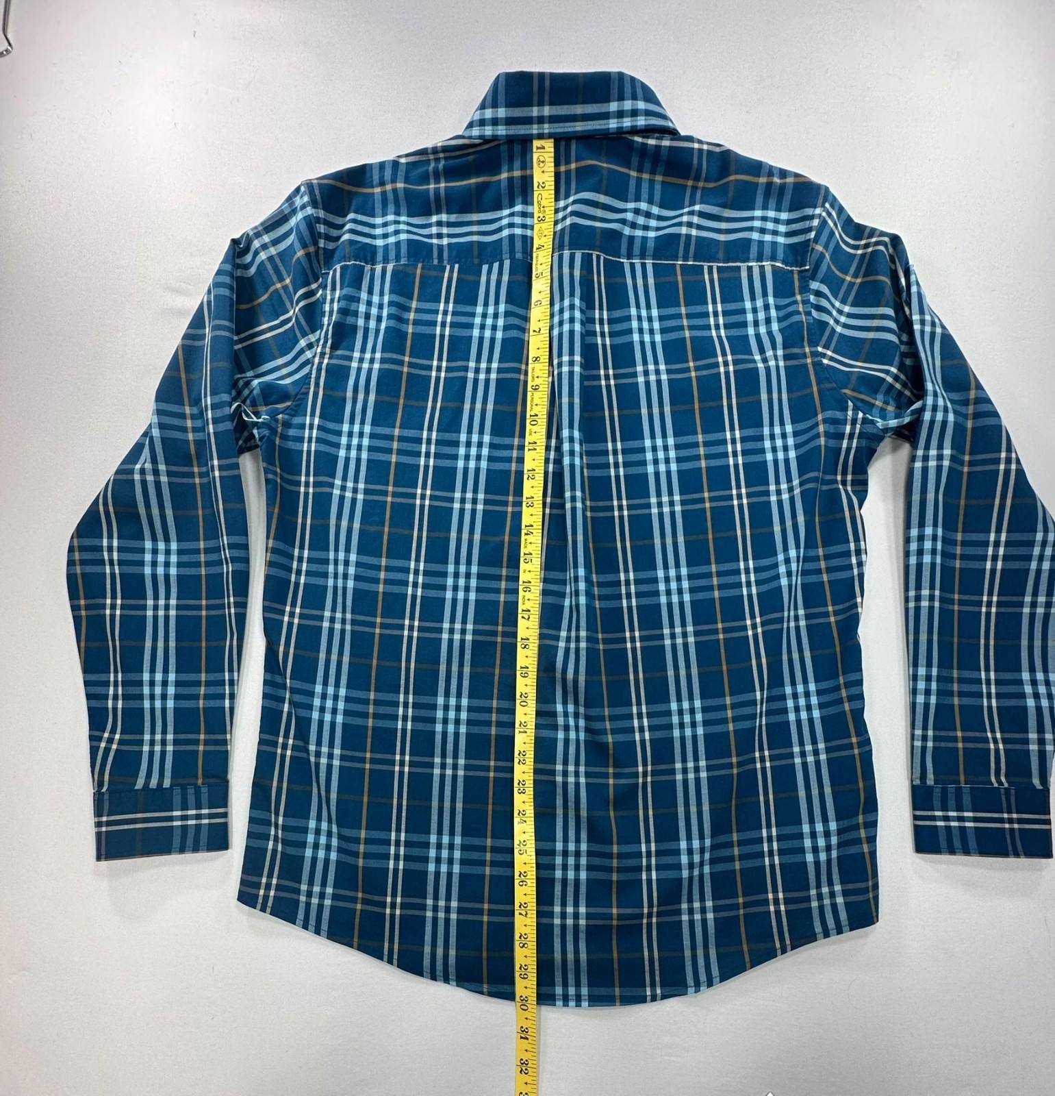 Eddie Bauer Eddie Bauer Classic Fit Plaid Oxford Button Up Mens Blue M Size US M / EU 48-50 / 2 - 3 Thumbnail