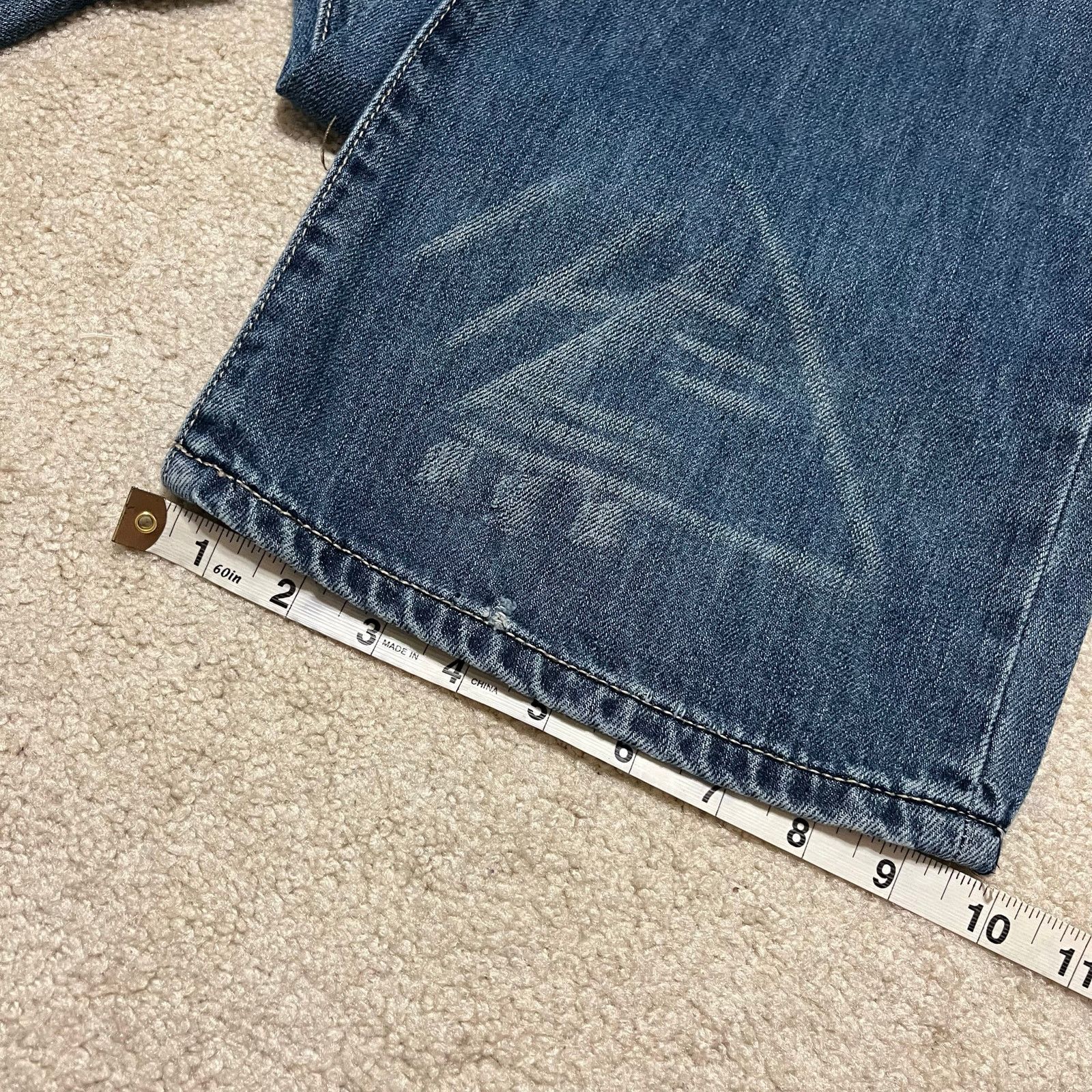 Artful Dodger Artful Dodger Y2K Baggy Skater Acid Washed Blue Jeans 38x33 Size US 38 / EU 54 - 7 Thumbnail