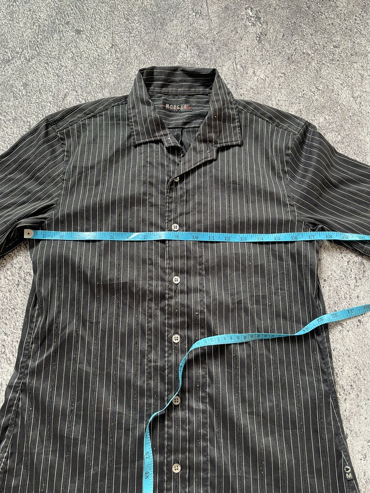 Japanese Brand Y2K Morgan Homme ifsixwasnine punk button shirt Size US M / EU 48-50 / 2 - 9 Thumbnail