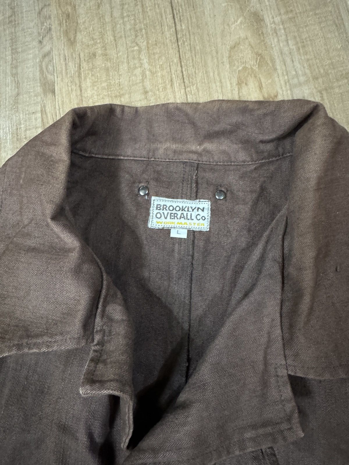 Brooklyn Denim Co. BROOKLYN OVERALL CHORE JACKET Size US L / EU 52-54 / 3 - 3 Thumbnail