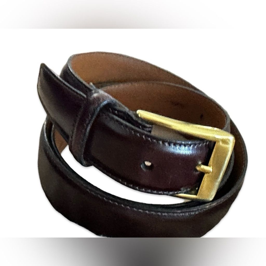 Cole Haan Cole Haan Genuine Leather Dress Belt Brown Men’s 38/95. Size 38 - 15 Thumbnail