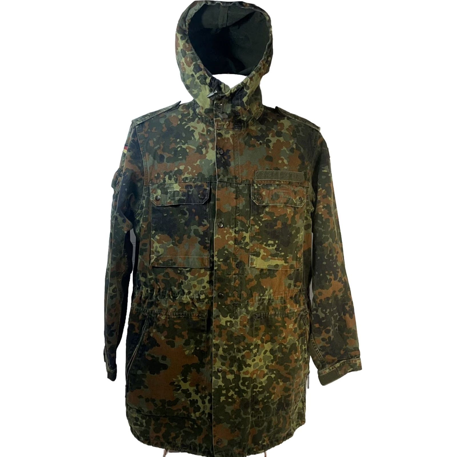 GmbH VINTAGE Kohler GMBH German Army Jacket Men Large Flecktarn Camo Military Combat Jacket Size US L / EU 52-54 / 3 - 2 Thumbnail