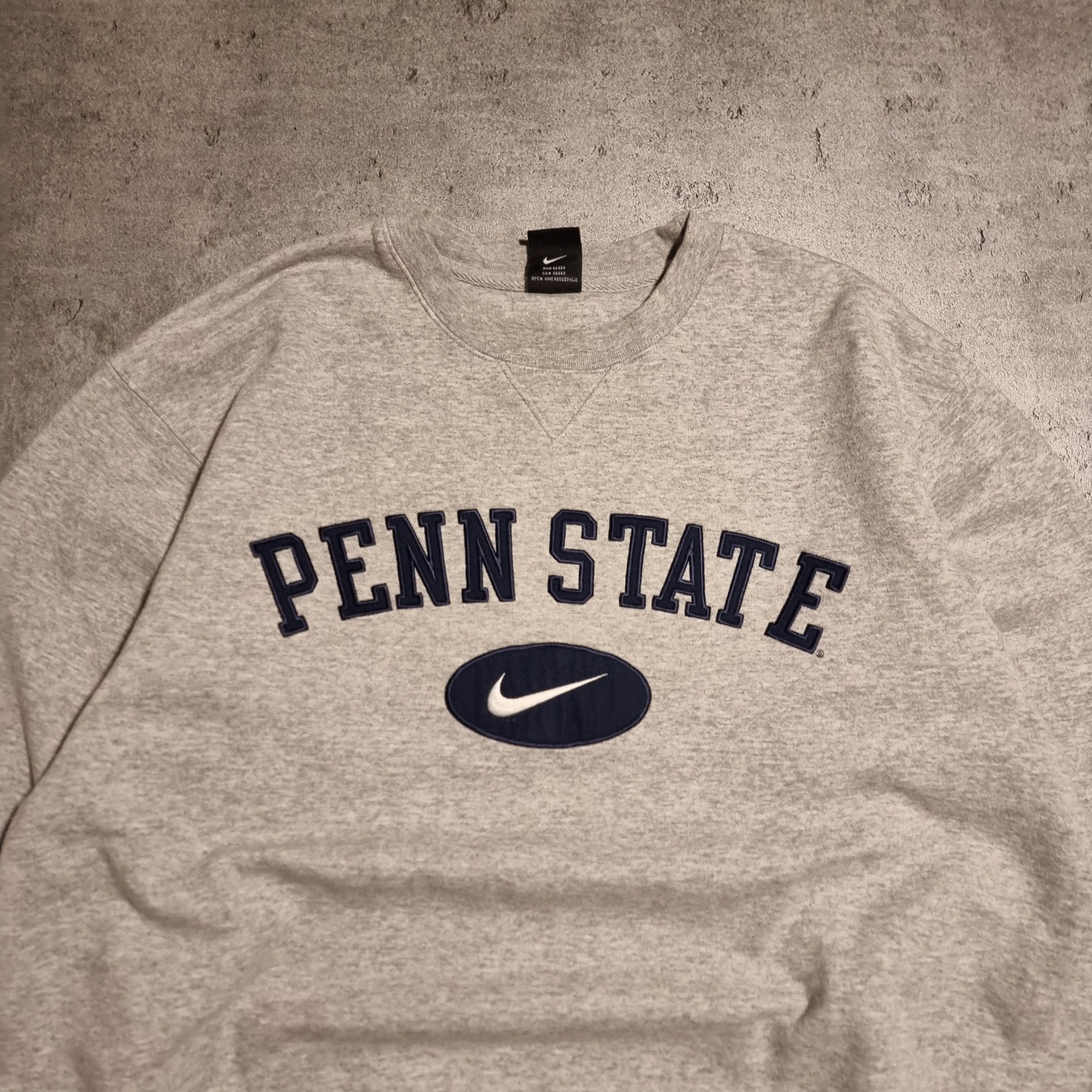 Nike Vintage 90’s Nike Penn State Bog Swoosh Hoodie rare Size US L / EU 52-54 / 3 - 2 Thumbnail