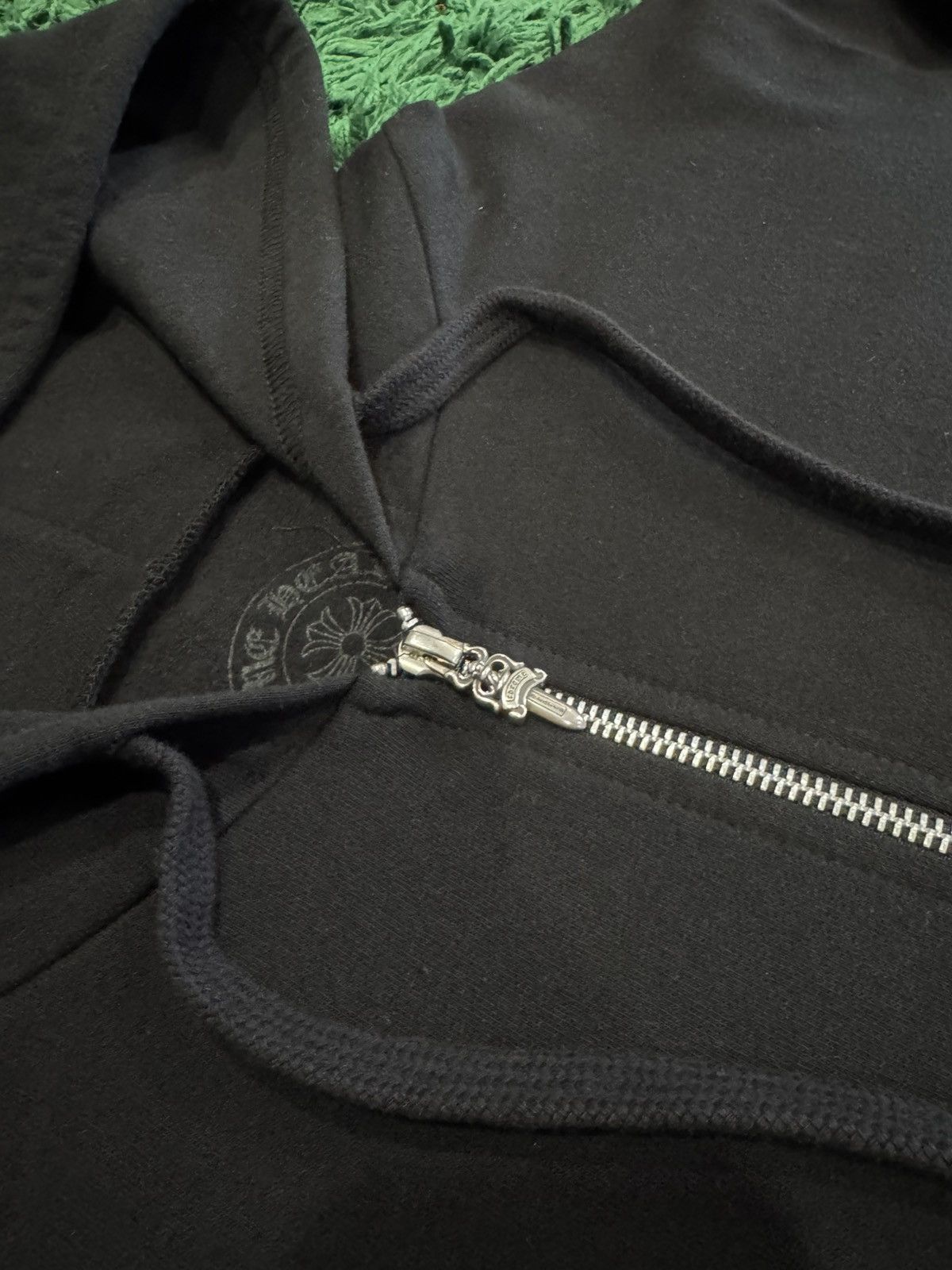 Chrome Hearts Chrome Hearts Vertical Logo Black Zip Up Size US M / EU 48-50 / 2 - 3 Thumbnail