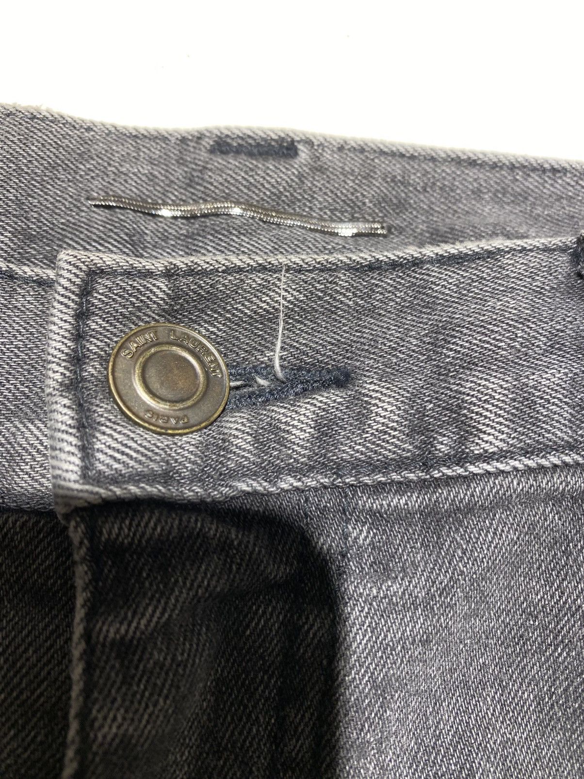 Saint Laurent Paris Saint Laurent 2013 DO2 Grey Skinny Jeans Size US 36 / EU 52 - 3 Thumbnail