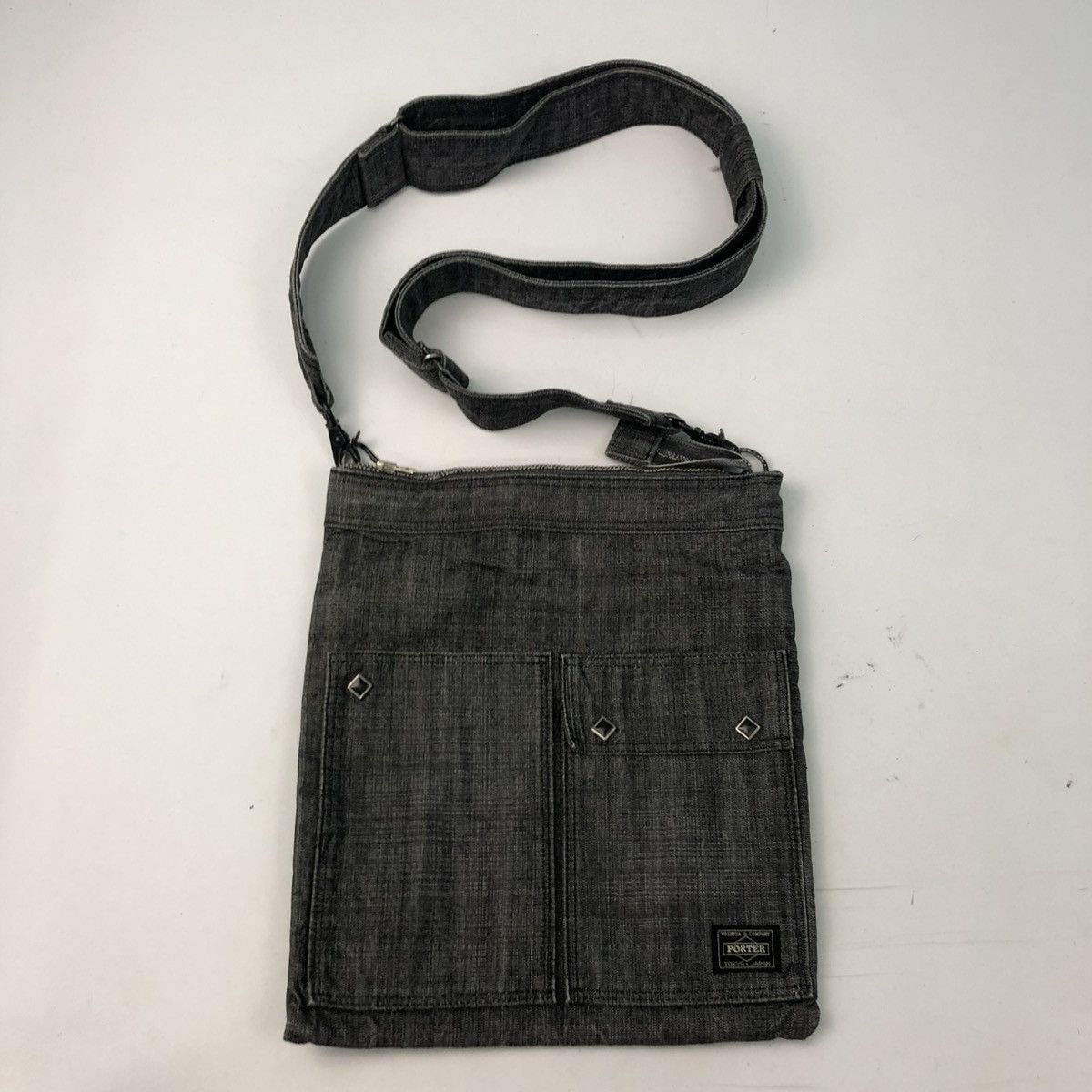 Porter ‼️YES‼️ PORTER DENIME CROSSBODY SLING BAG Size ONE SIZE - 1 Thumbnail