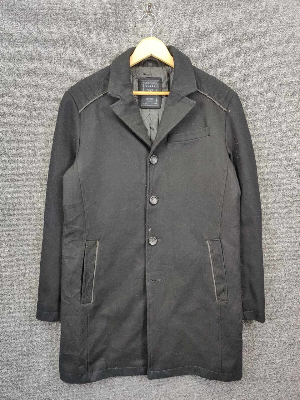 Guess Vintage Guess Wool Long Coat Size US M / EU 48-50 / 2 - 1 Thumbnail