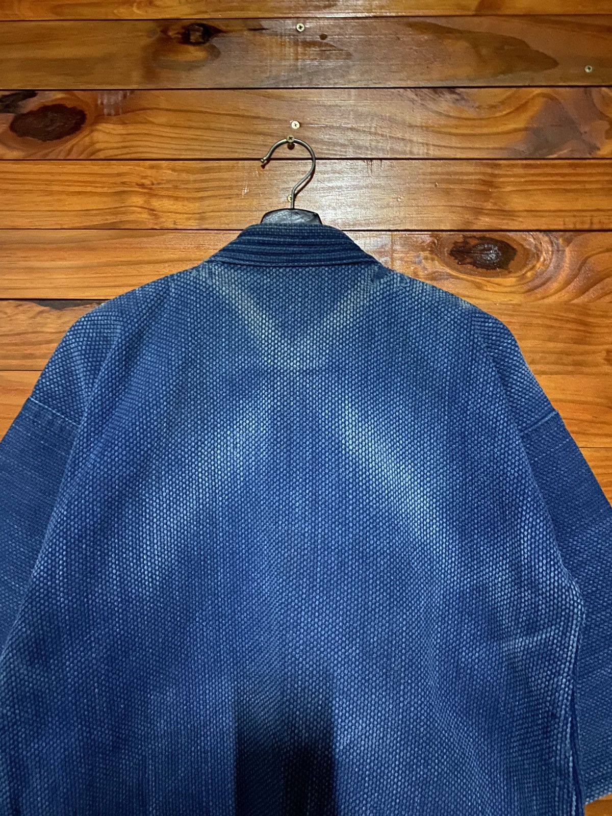 Indigo Vintage Indigo Kendo Gi Jacket | Traditional Keikogi | Boro Size US M / EU 48-50 / 2 - 15 Thumbnail