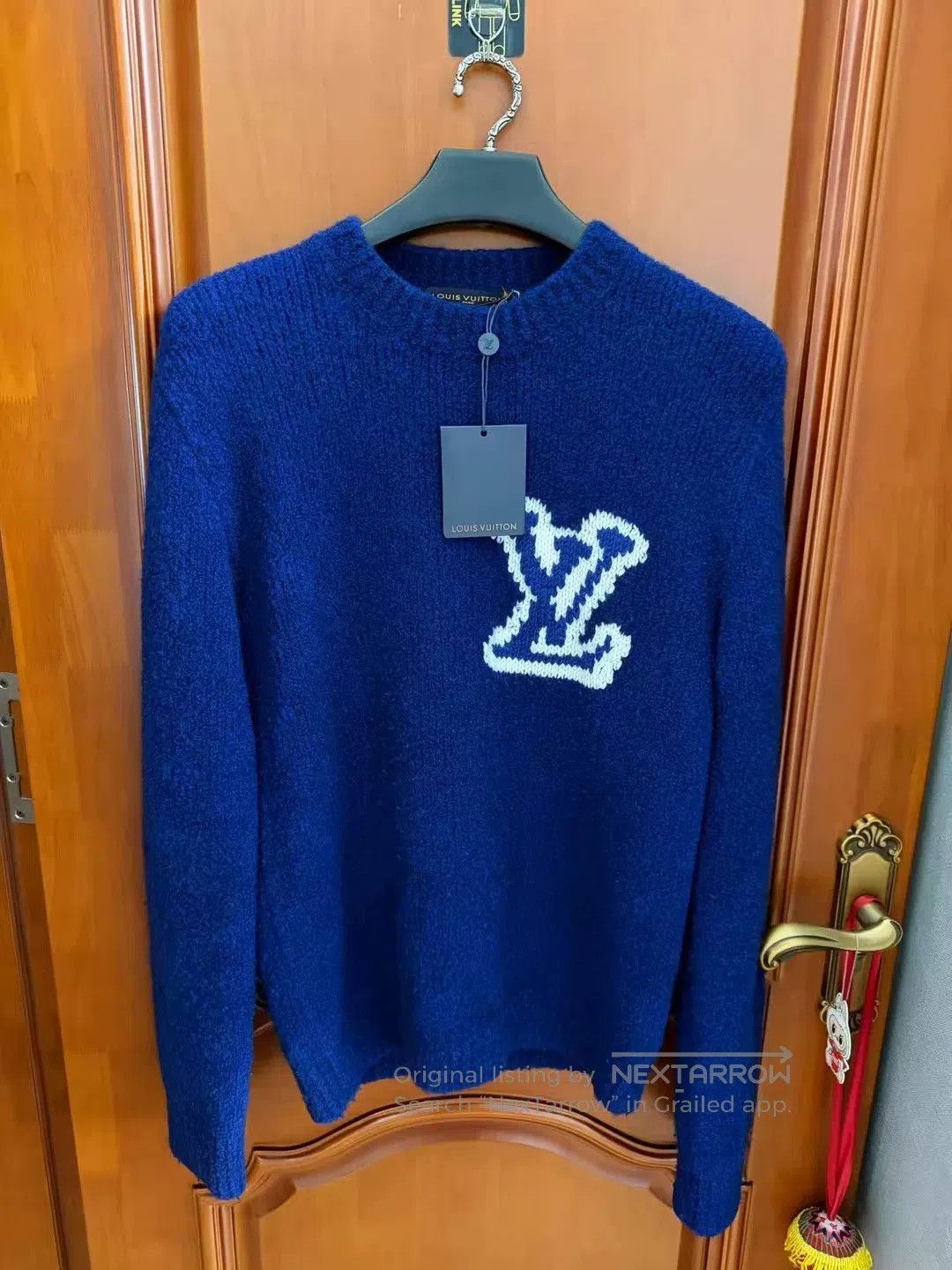 Louis Vuitton louis vuitton blue logo knit sweater size S. Size US S / EU 44-46 / 1 - 1 Thumbnail