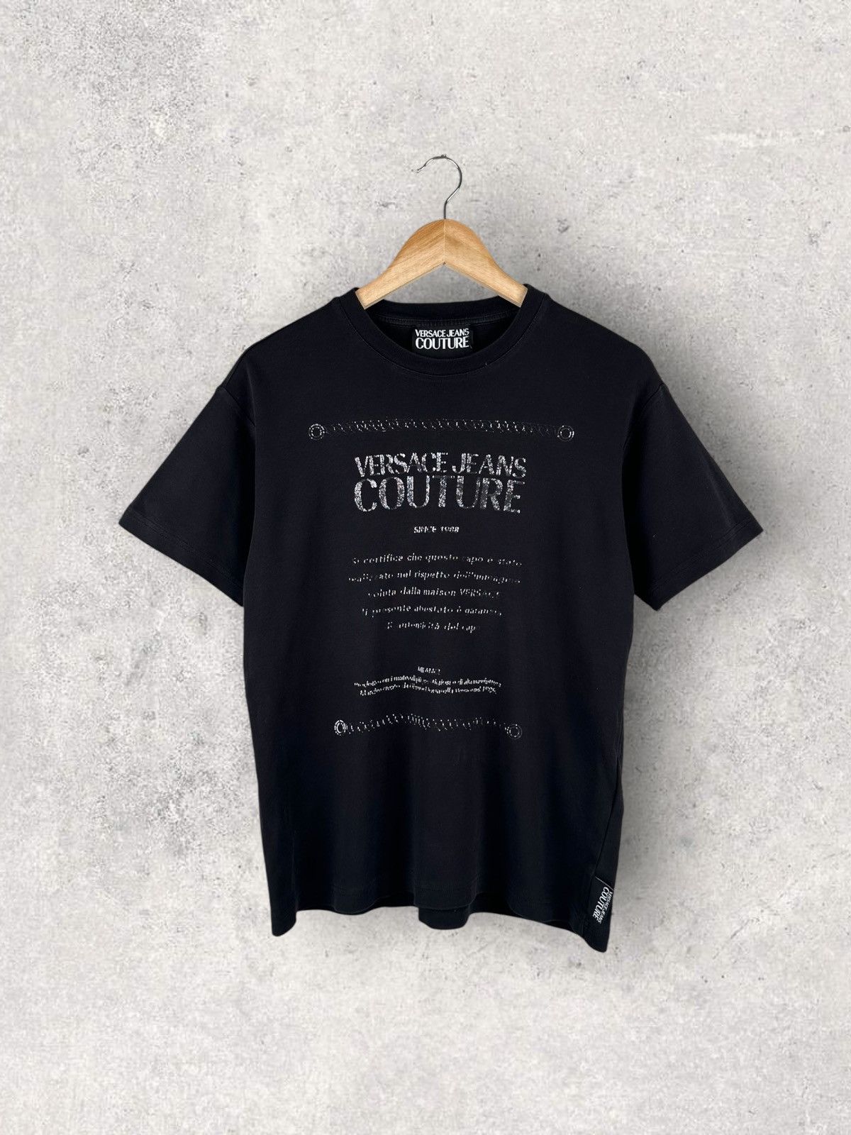 Versace Jeans Couture Versace Jeans Couture Box Logo Tee Oversized Size US XS / EU 42 / 0 - 1 Thumbnail