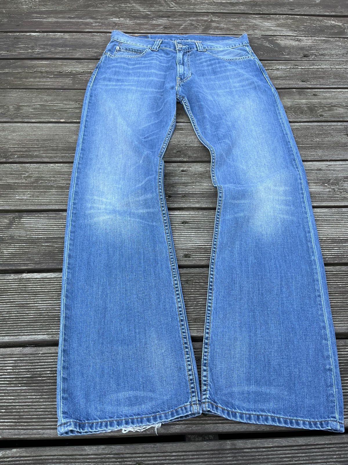 Levi's Vintage 90's Levis 506 34x34 Blue Classic Jeans Pants @196 Size US 34 / EU 50 - 10 Thumbnail