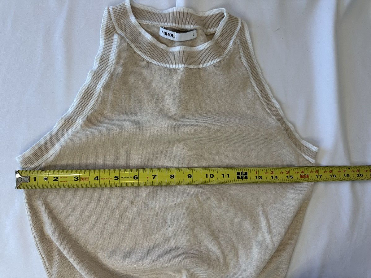 Other MIHOLL Ribbed Summer Racerback Tank Tops Sleeveless Halter Size L / US 10 / IT 46 - 3 Thumbnail