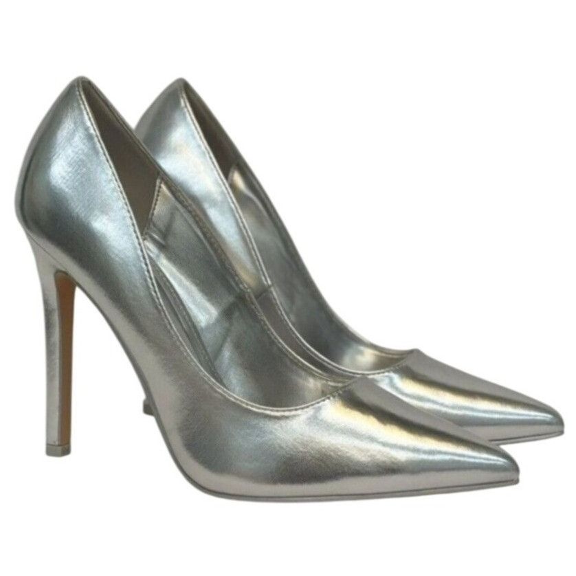 Other OLIVIA FERGUSON / Kiara / Metallic Silver / Pointed / Toe H Size US 8.5 / IT 38.5 - 1 Thumbnail