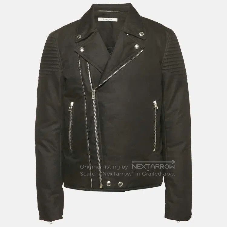 Givenchy Givenchy Black Cotton Puffer Rider Jacket. Size US M / EU 48-50 / 2 - 8 Thumbnail