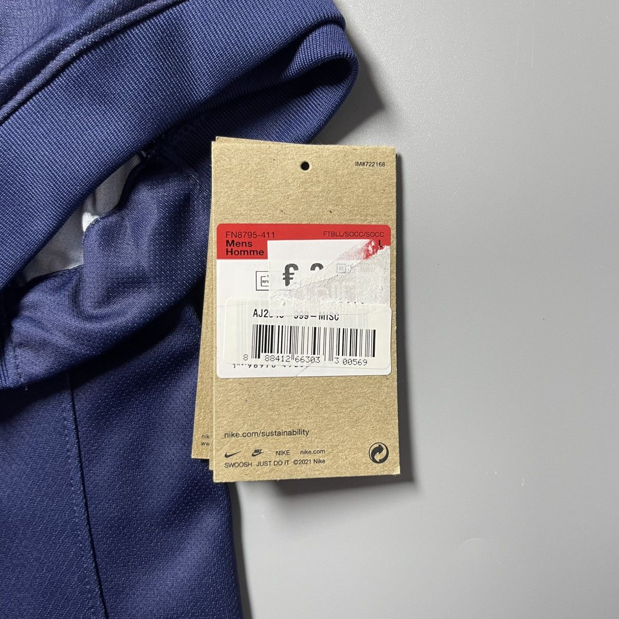 Nike NWT PSG NIKE 2024/2025 FOOTBALL HOME JERSEY #14 DESIRE DOUE Size US L / EU 52-54 / 3 - 10 Thumbnail