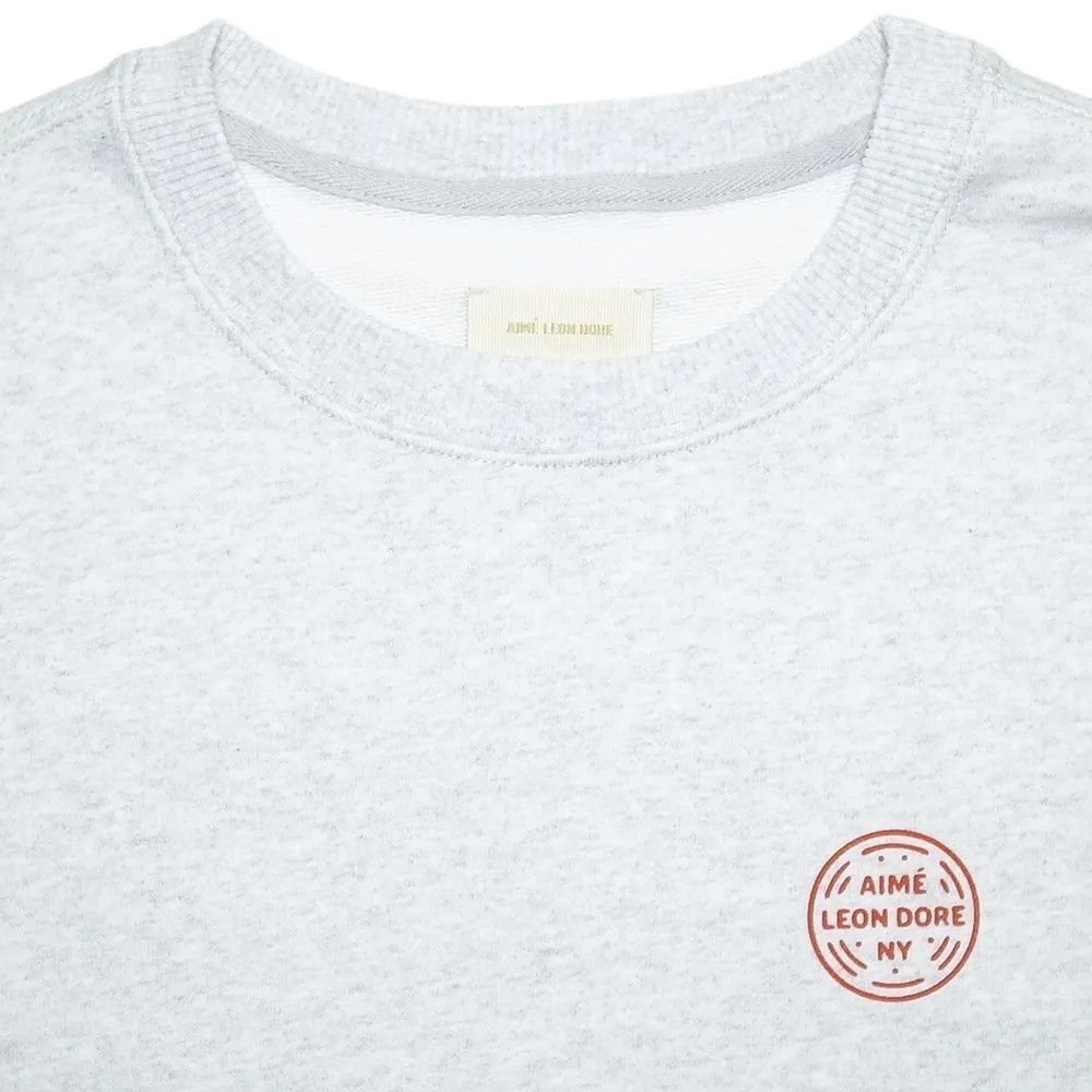 Aime Leon Dore o1mle0925 Apple Energy Crewneck Sweatshirt in Gray Size US XXL / EU 58 / 5 - 2 Thumbnail