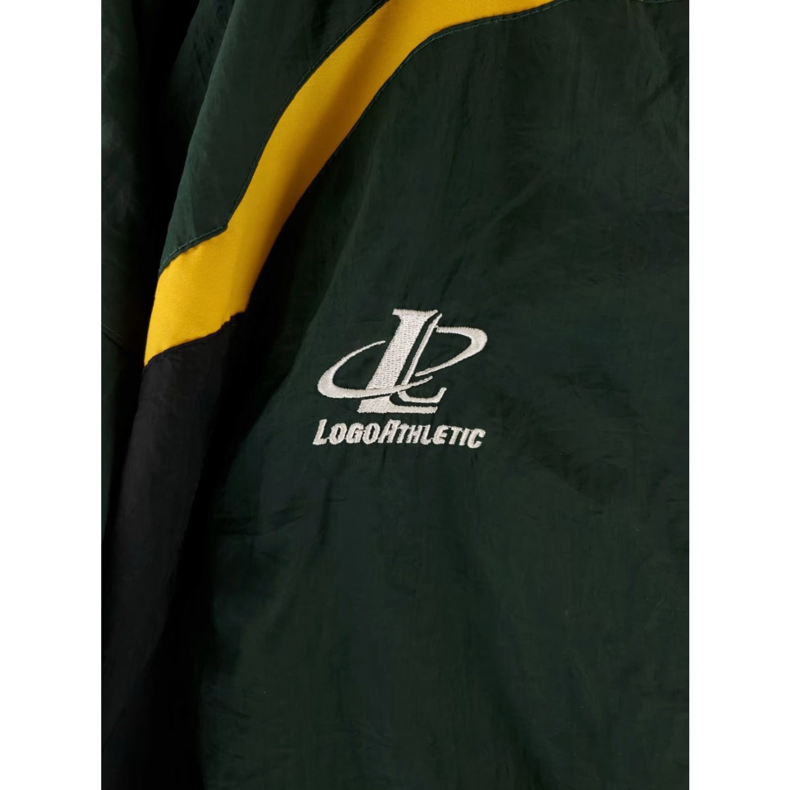Logo Athletic VINTAGE Logo Athletic Windbreaker Jacket Green Bay Packers VTG 90s Full Zip Mens 3XL Green Size US XXL / EU 58 / 5 - 3 Thumbnail
