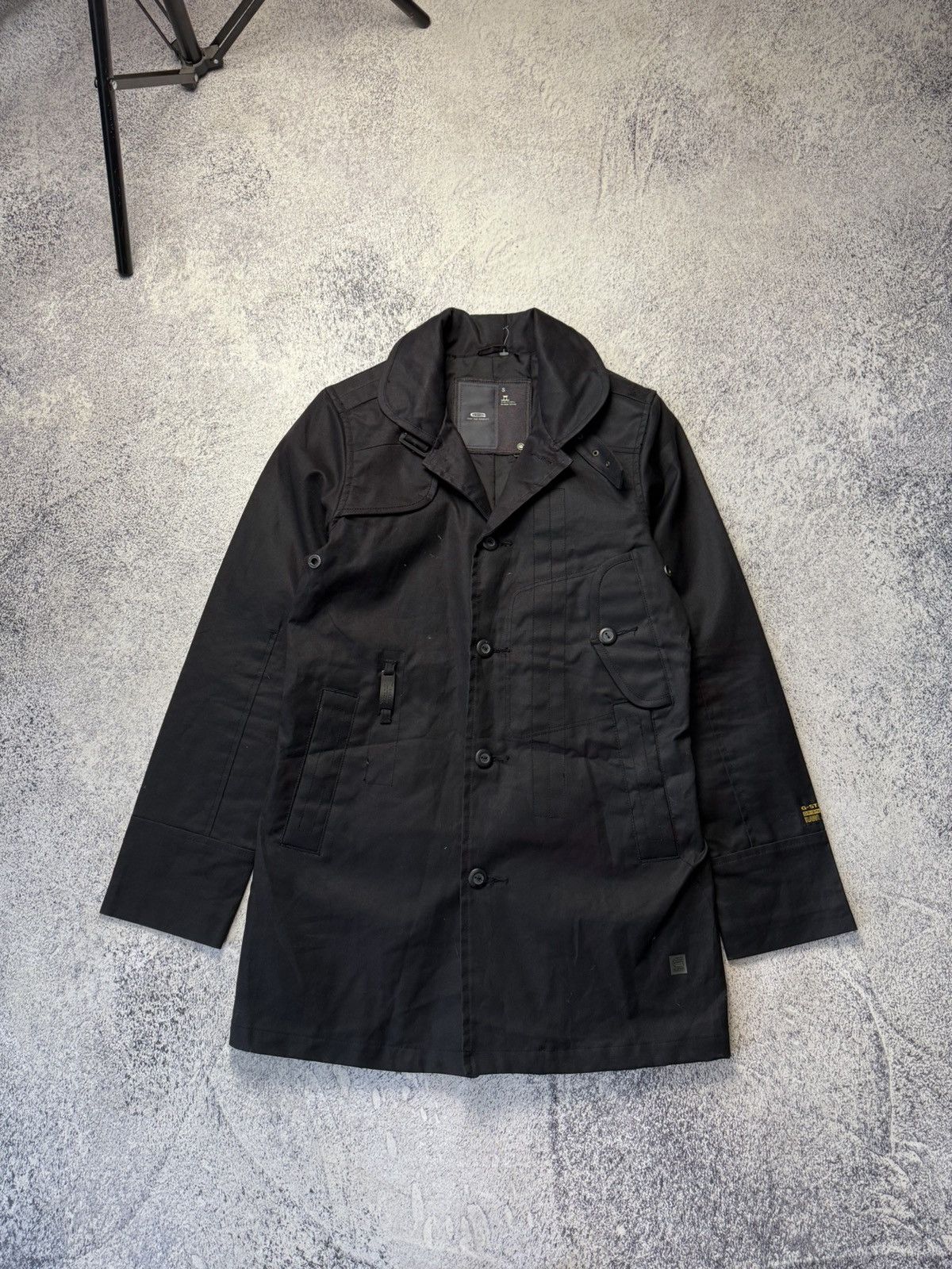 G-Star Men’s G-Star Raw Trench Coat Size US S / EU 44-46 / 1 - 1 Thumbnail
