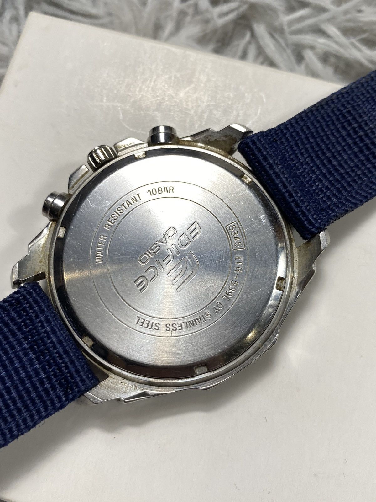 Casio × Edifice Japan × Japanese Brand Casio Edifice Copper Dial, Blue Strap – Japanese Brand Size ONE SIZE - 7 Thumbnail