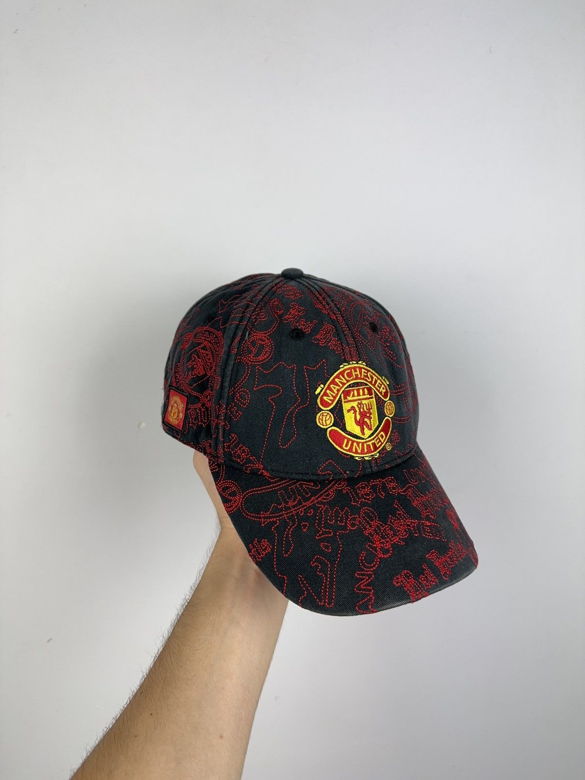 Vintage Vintage Manchester United Cap Size ONE SIZE - 1 Thumbnail