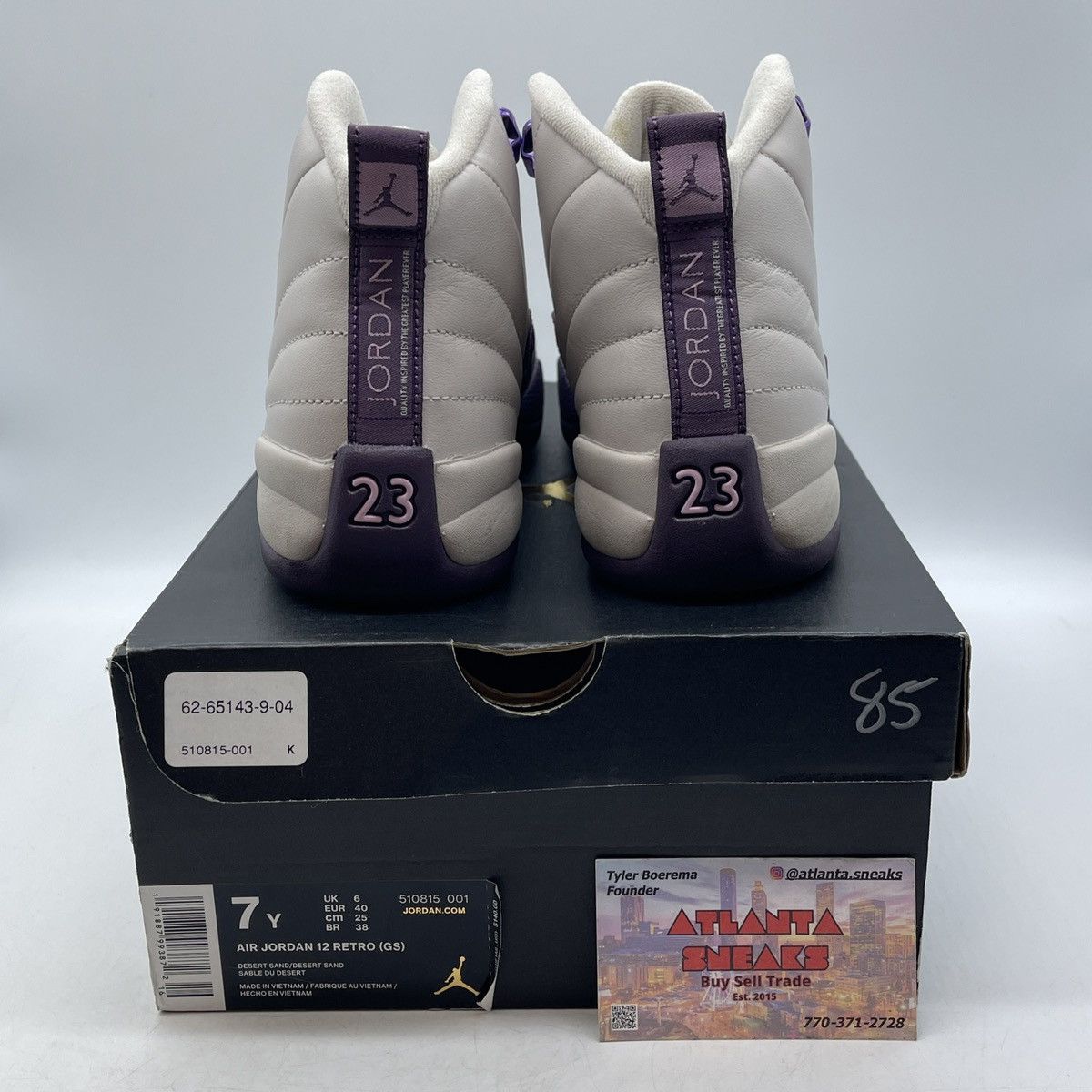 Jordan Brand Air Jordan 12 pro purple Size US 7 / IT 37 - 3 Thumbnail