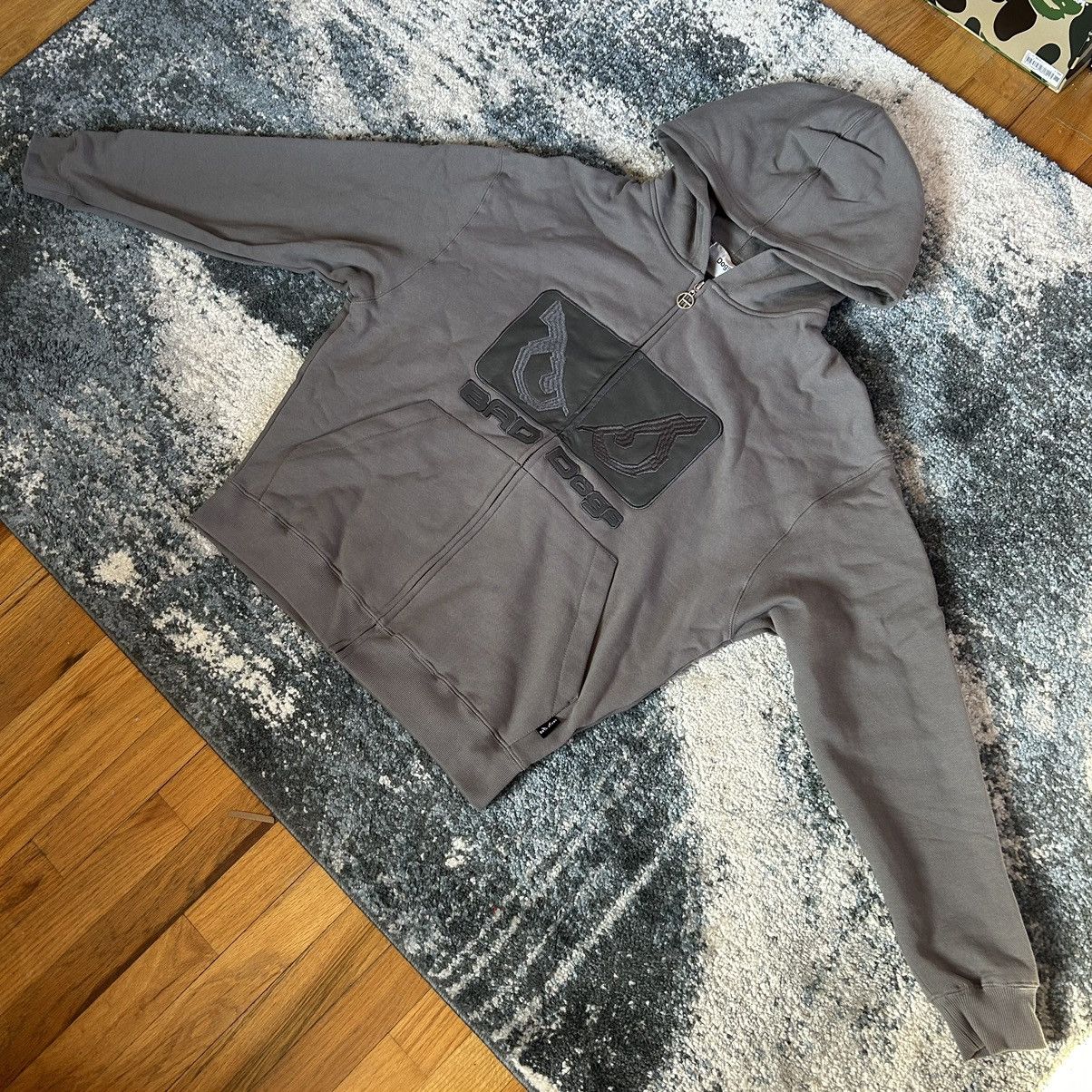 Hypebeast × Japanese Brand DOGS x BAD BOY x HBX MONOCHROMATiC ZiP UP HOODiE SWEATSHiRT Size US L / EU 52-54 / 3 - 17 Thumbnail