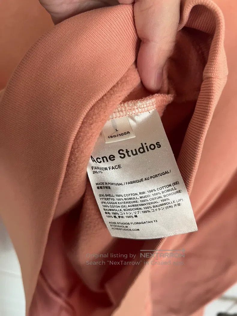 Acne Studios Acne Studios Pink Smile Sweatshirt Size M / US 6-8 / IT 42-44 - 5 Thumbnail