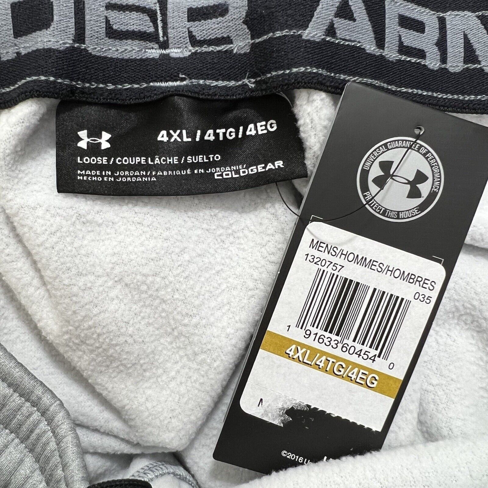 Under Armour Under Armour Loose Fleece Lined Athletic Gray Sweatpants Size US 44 / EU 60 - 3 Thumbnail