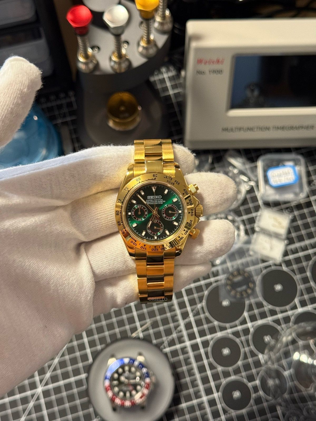 Seiko seiko mod watch daytona john mayer chronograph watch Size ONE SIZE - 2 Thumbnail