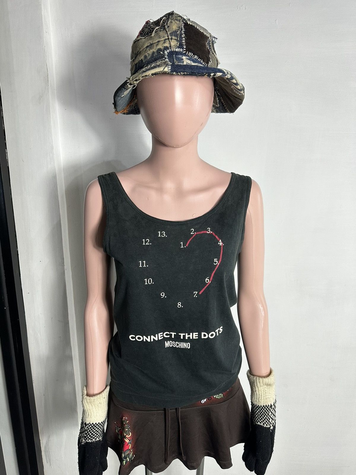 Moschino Sleeveless Connect the Dots