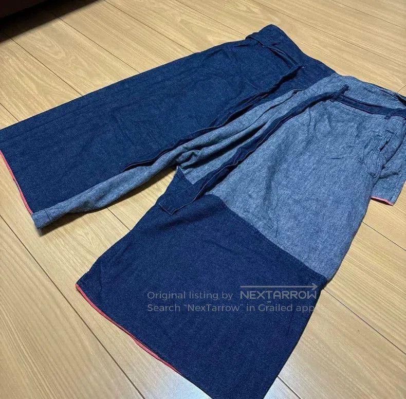 Kapital kapital patchwork indigo cropped pants. Size US 34 / EU 50 - 2 Thumbnail