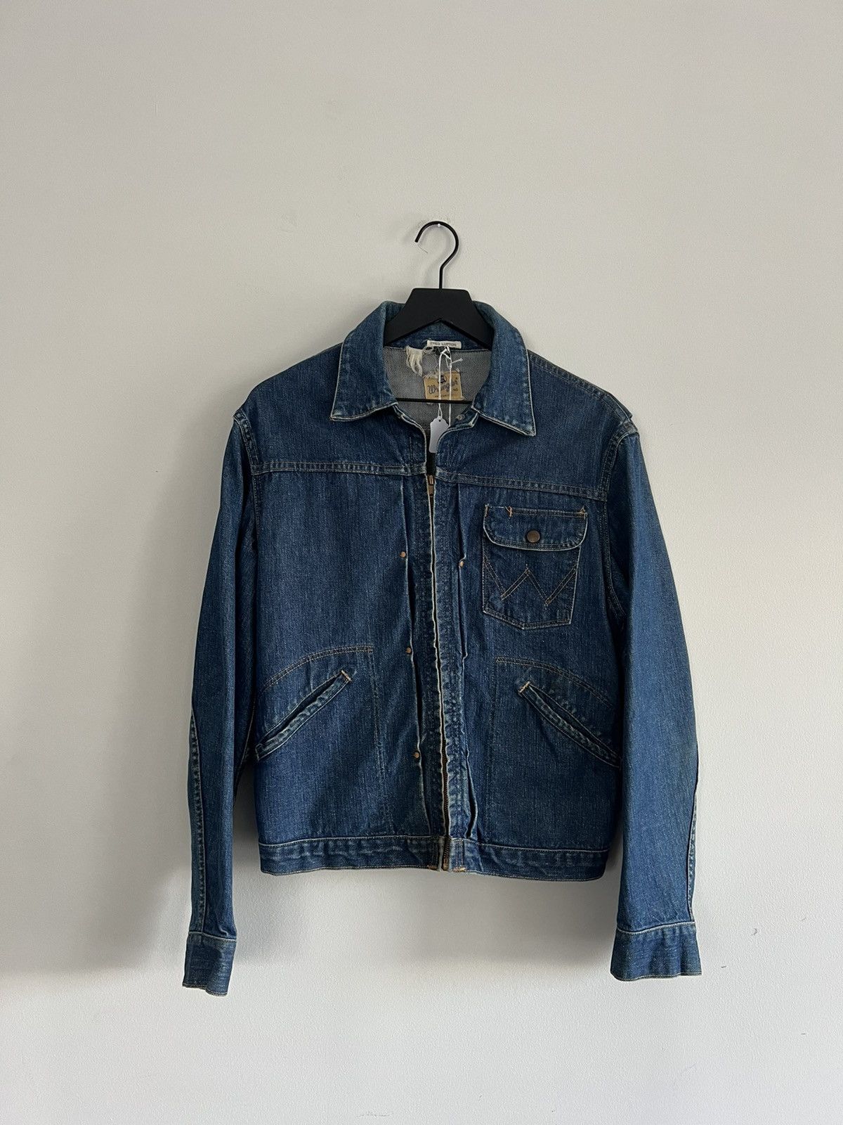 Vintage Wrangler BlueBell One Pocket Denim Sanforized Jacket