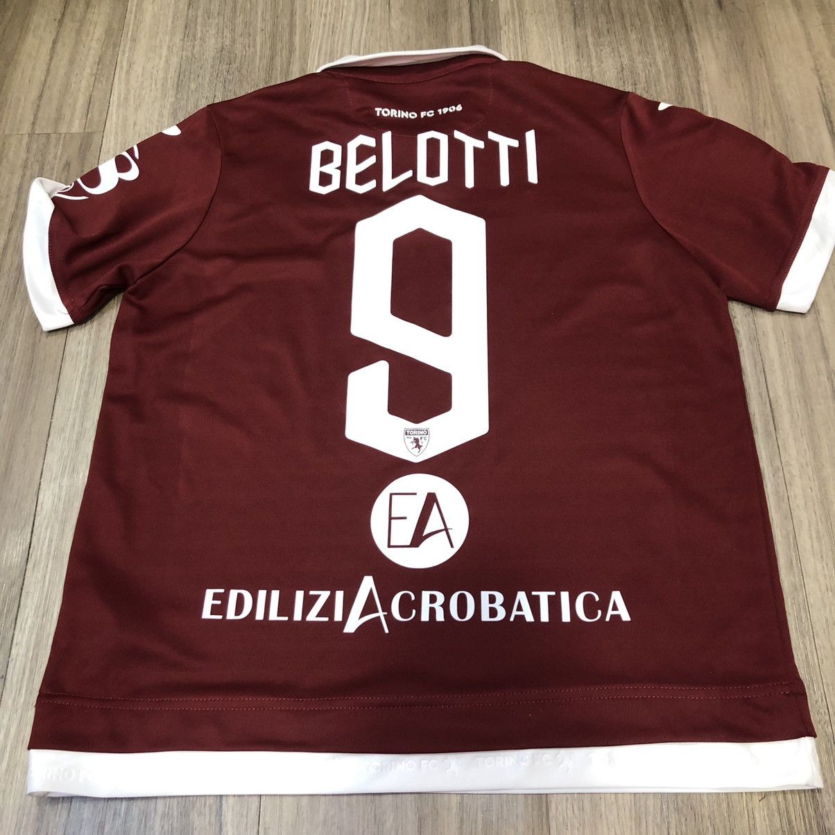 Joma Torino 19/20 home shirt #9 Belotti Size US XS / EU 42 / 0 - 2 Thumbnail