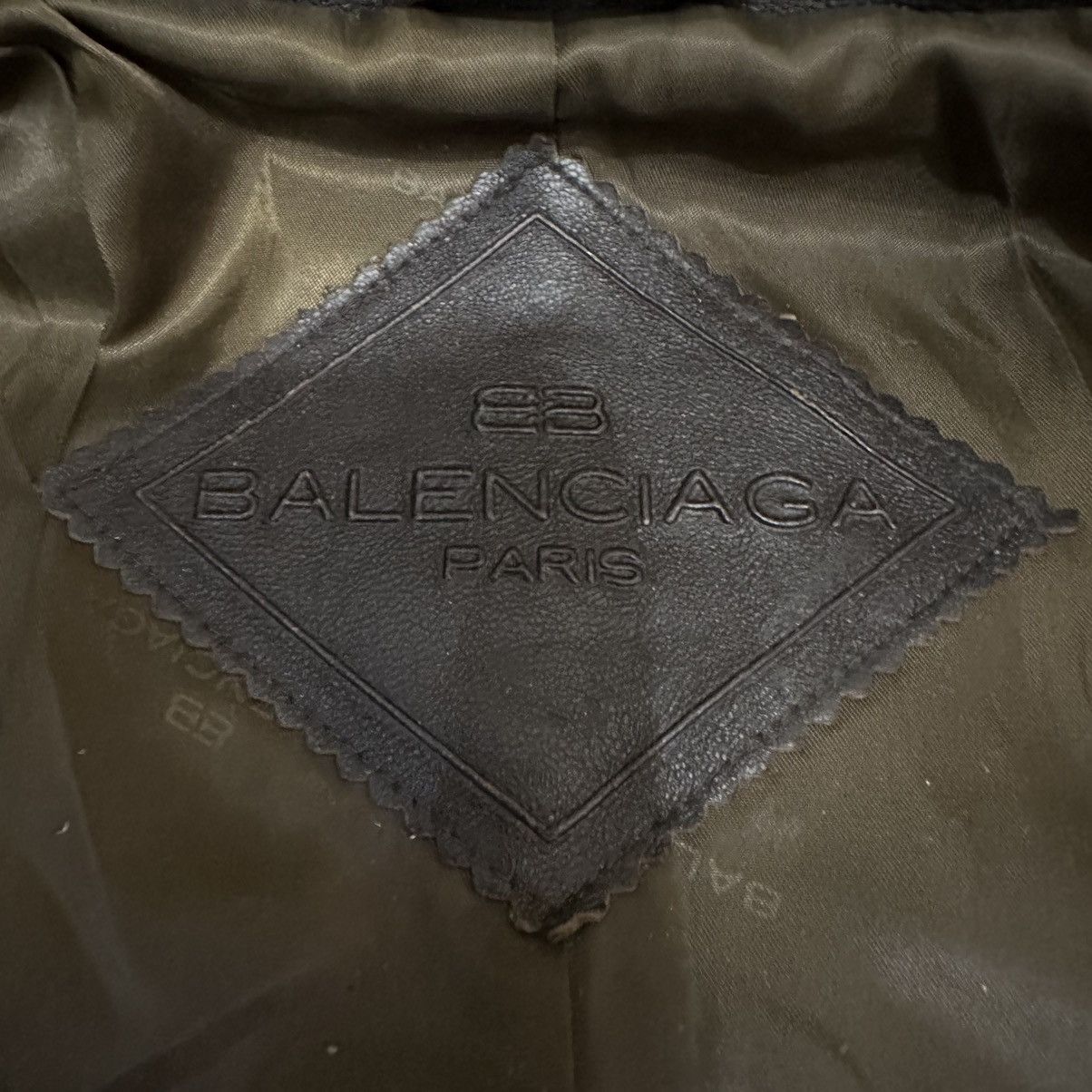 Balenciaga × Vintage Balenciaga Brown Leather Jacket Size US M / EU 48-50 / 2 - 9 Thumbnail