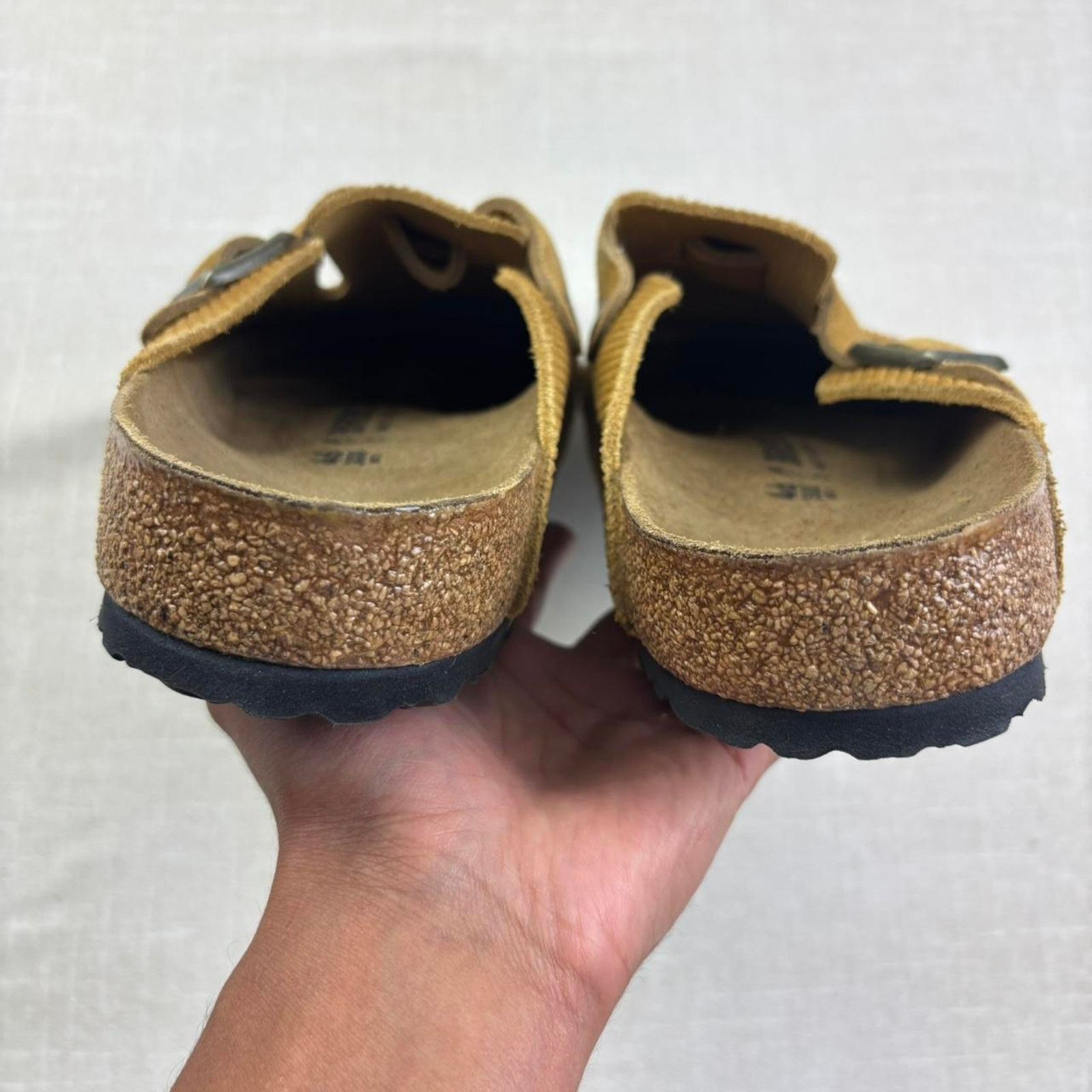 Birkenstock 🐴 Birkenstock Boston Corduroy “Suede Cork Brown” 13M Size US 13 / EU 46 - 6 Thumbnail