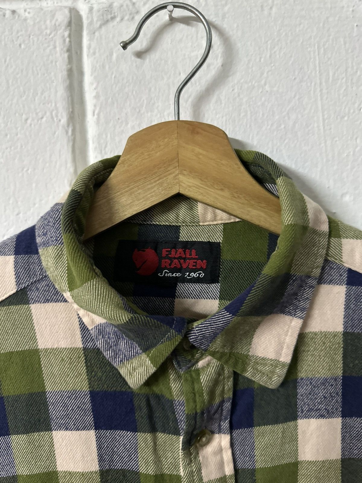 Fjallraven × Vintage Fjällräven Double Pocket Flannel L/S Button Up Size US M / EU 48-50 / 2 - 4 Thumbnail