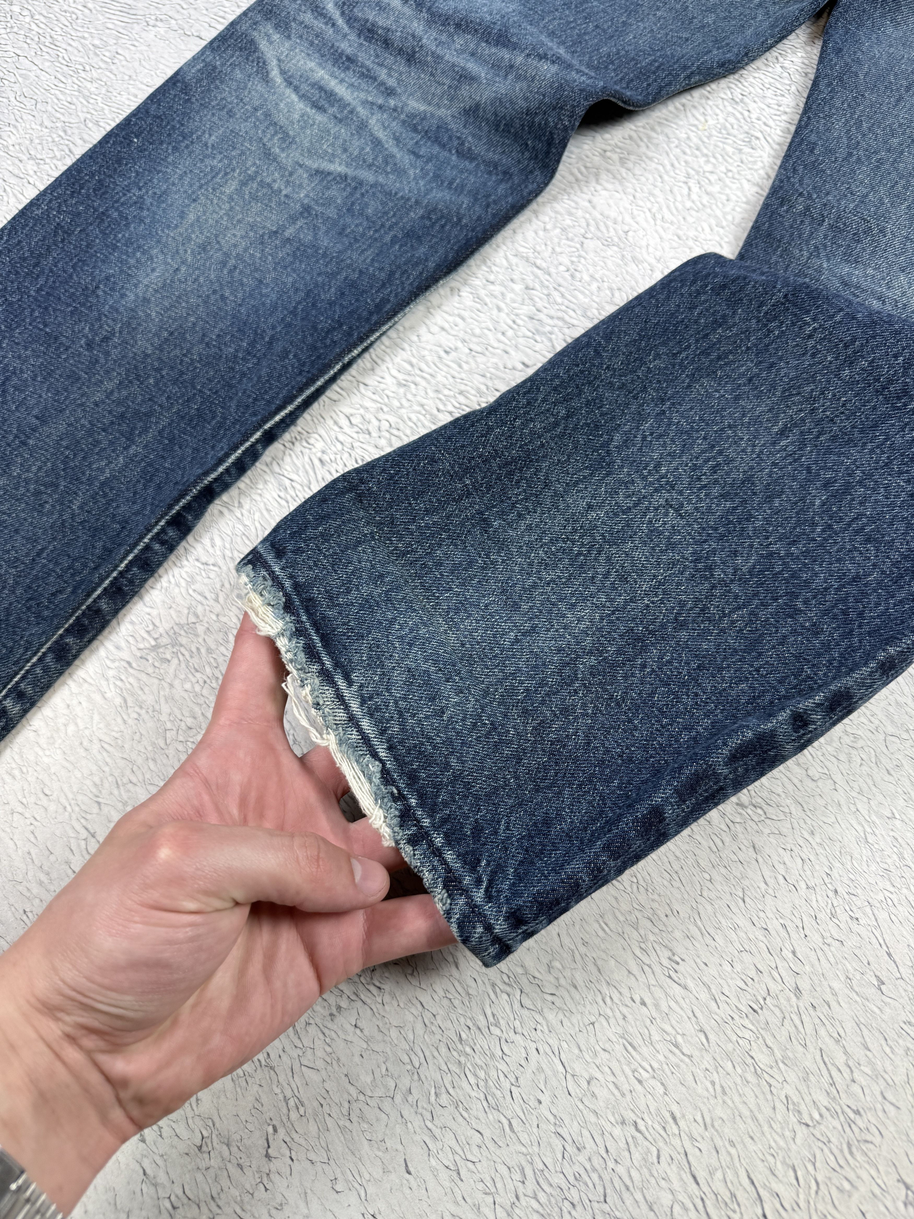 AG Adriano Goldschmied AG Adriano Goldschmied Denim Jeans Blue Ripped Aged Med Size US 32 / EU 48 - 10 Thumbnail