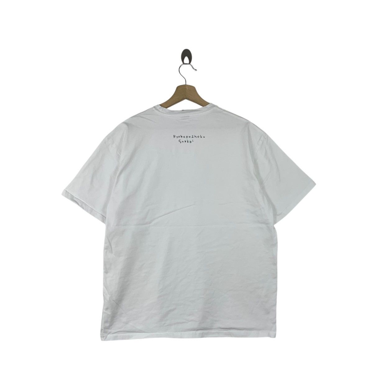 Vintage RYOKUOUSHOKU SHAKAI BAND Pop Rock Tee Shirt Top Aichi J Size US XL / EU 56 / 4 - 5 Thumbnail