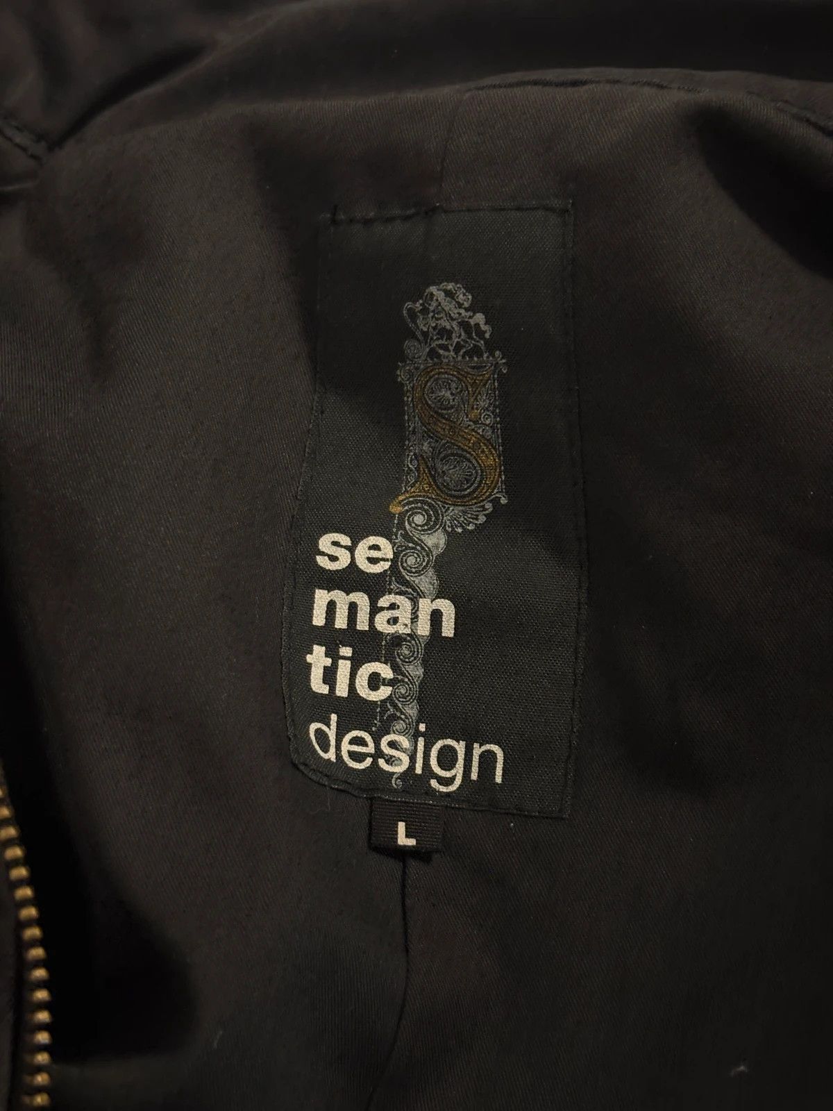 semanticdesign Semantic Design black multizip millitary coat Size US M / EU 48-50 / 2 - 6 Thumbnail