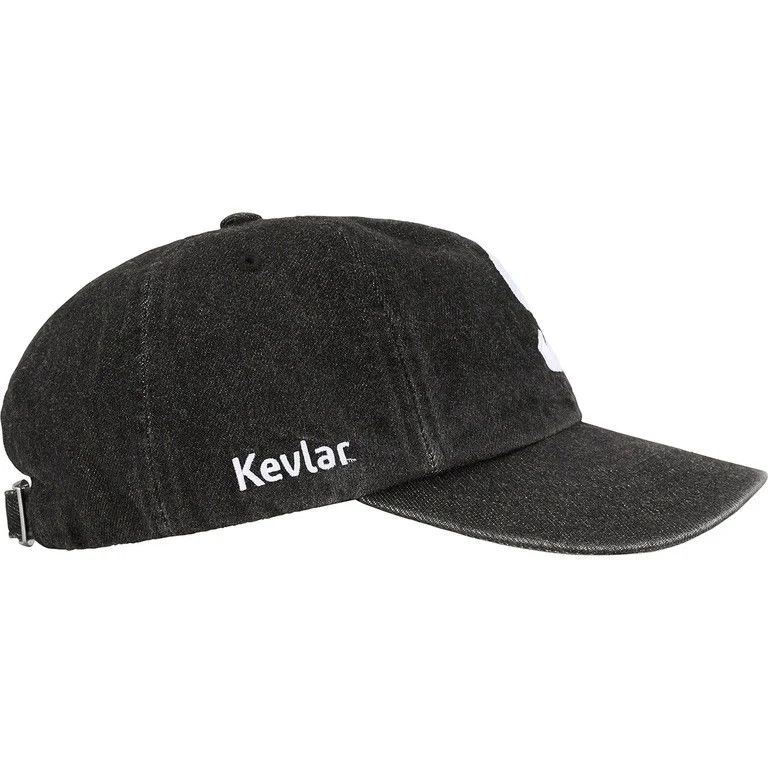 Supreme Supreme x Kevlar Denim S Logo 6-Panel 'Black' Size ONE SIZE - 2 Thumbnail