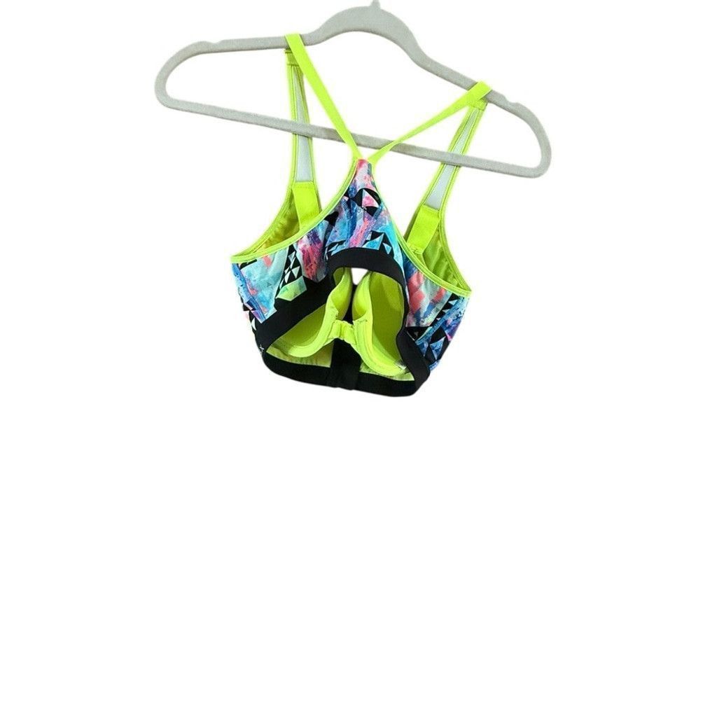 Victoria's Secret Victoria's Secret Neon Multi-Color Sports Bra Size ONE SIZE - 3 Thumbnail