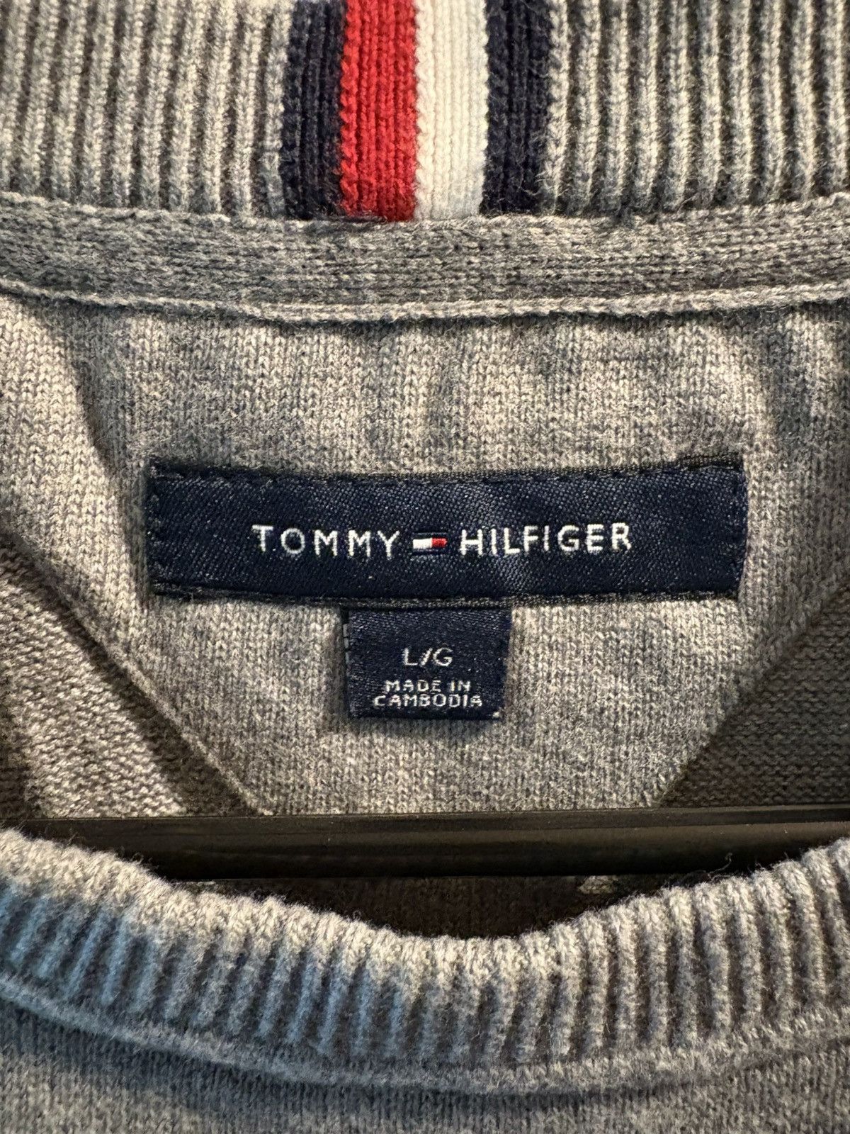 Tommy Hilfiger mmy Hilfiger Organic Cotton Crew Neck Size US L / EU 52-54 / 3 - 3 Thumbnail